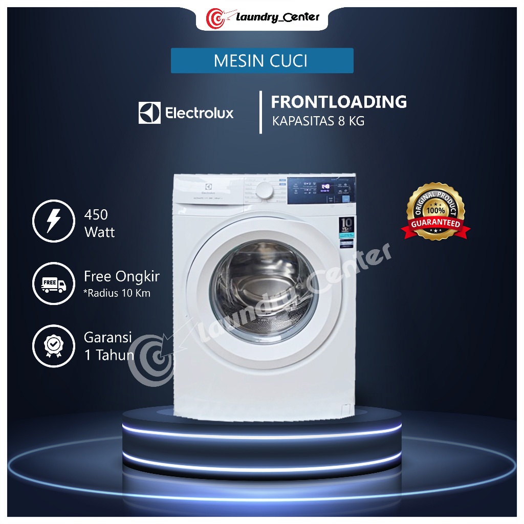 Mesin Cuci Electrolux 8 Kg Frontloading