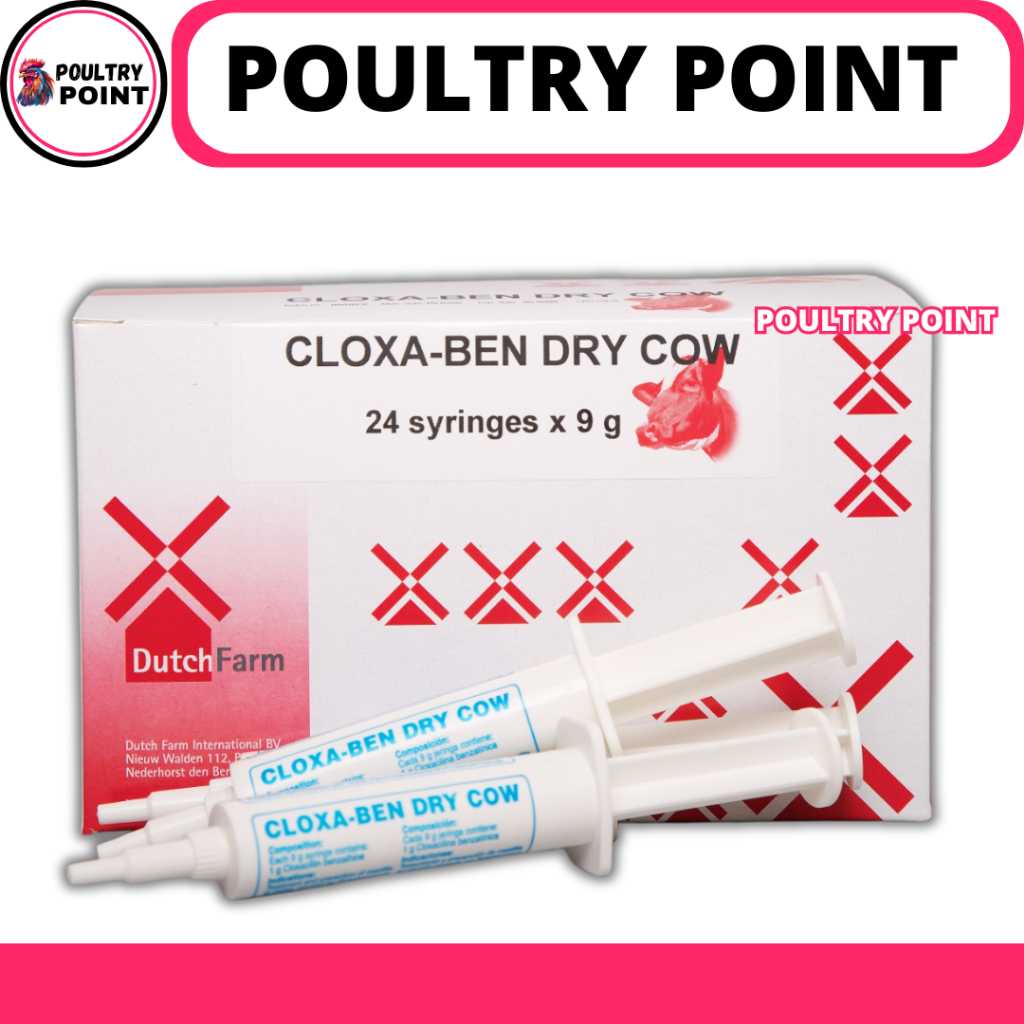 CLOXA BEN DRY COW 1 PCS - Obat Mastitis Ternak Sapi Kambing Domba Perah Masa (fase) Kering - MIRIP D