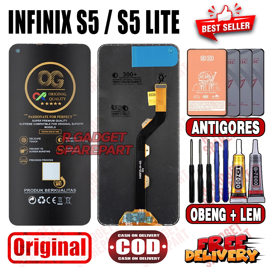 Lcd Touchscreen INFINIX S5 / INFINIX S5 LITE Original OG SUPER Fullset