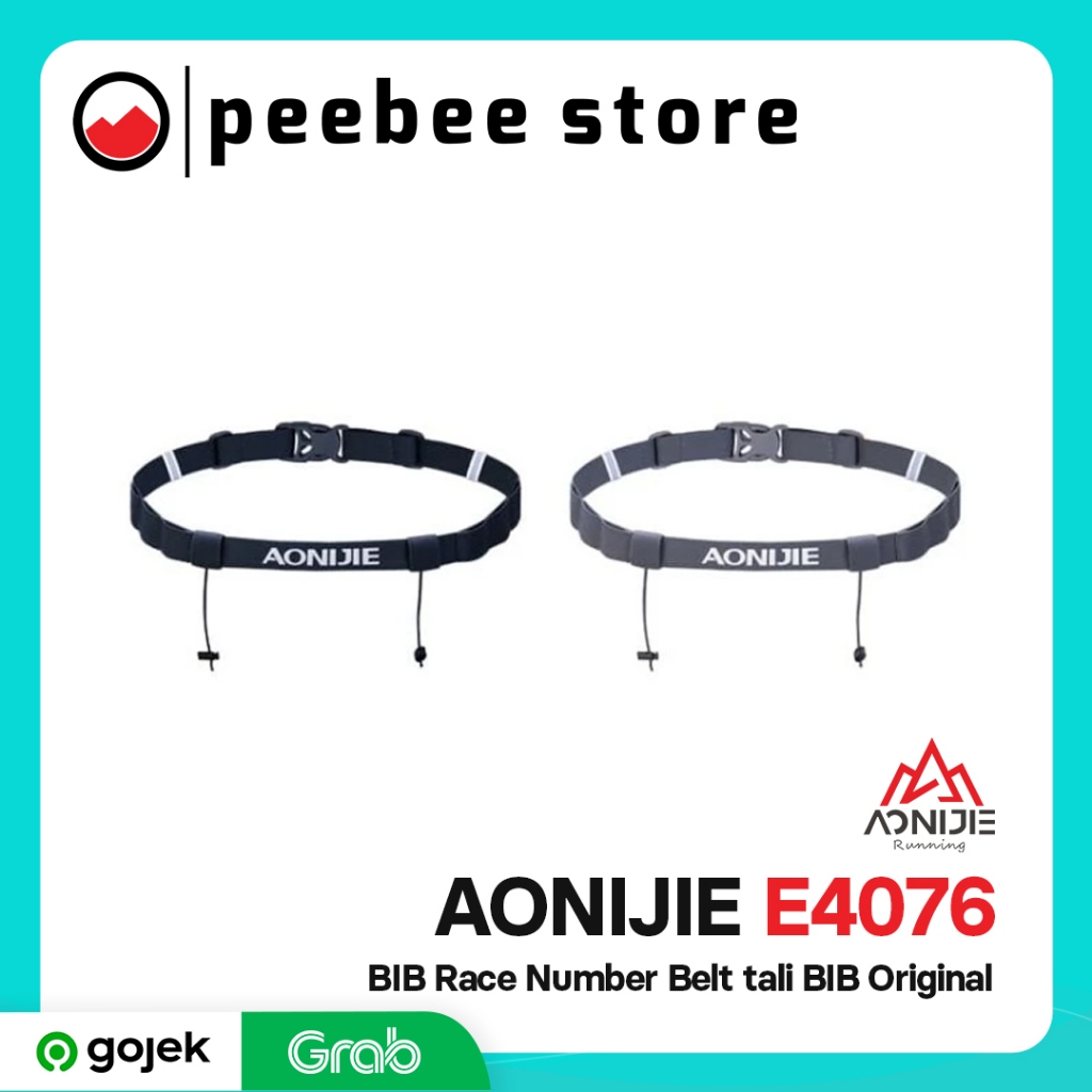 Aonijie E4076 BIB Race Number Belt tali BIB Original- Marathon Running Belt