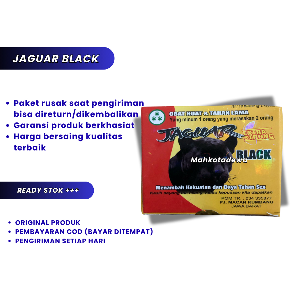 JAGUAR BLACK kapsul original 100%