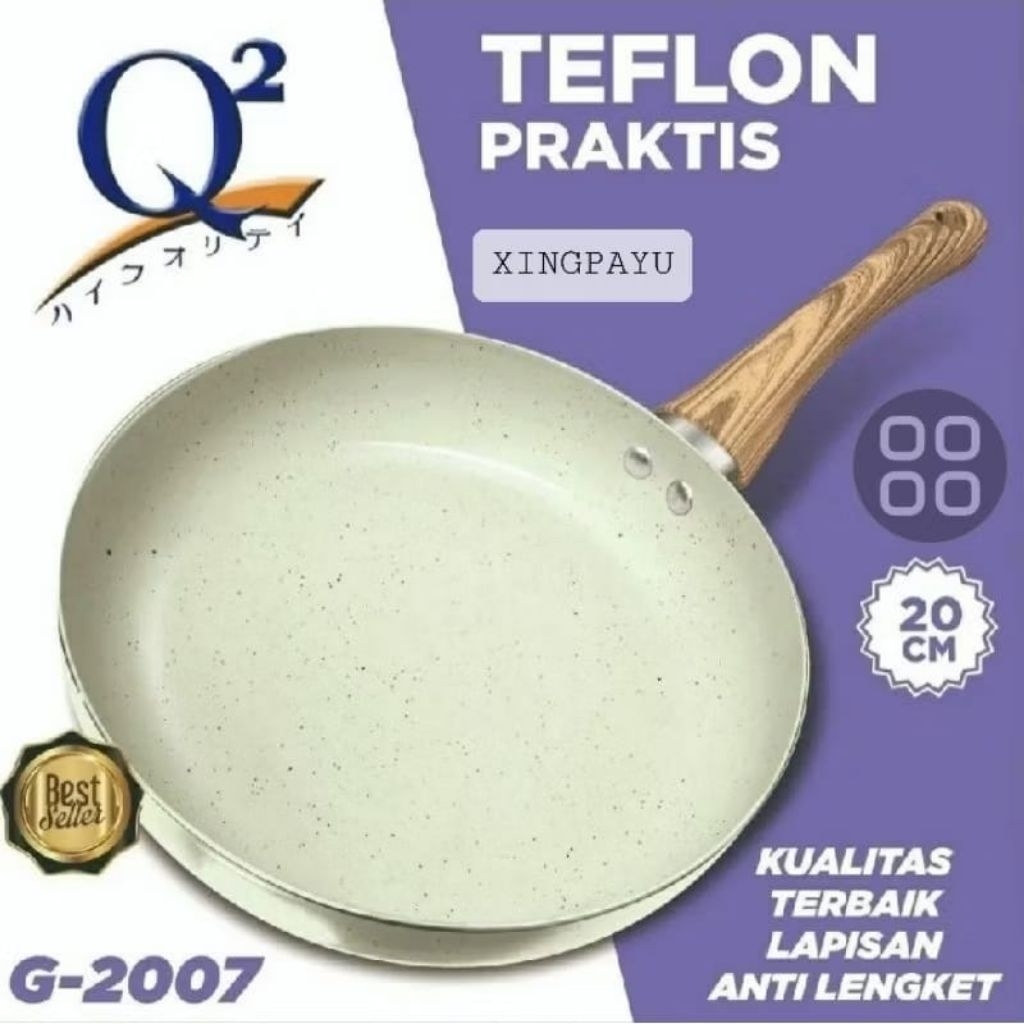 Teflon Anti lengket Q2 G2007 ukuran 20cm