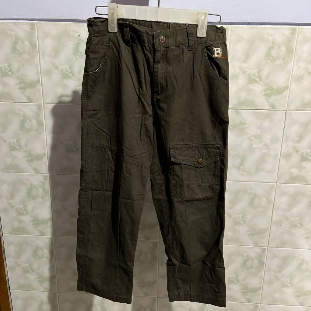 Celana Panjang Anak Laki-Laki 10-14tahun warna Army dari B-One | Preloved Bekas Pribadi Second