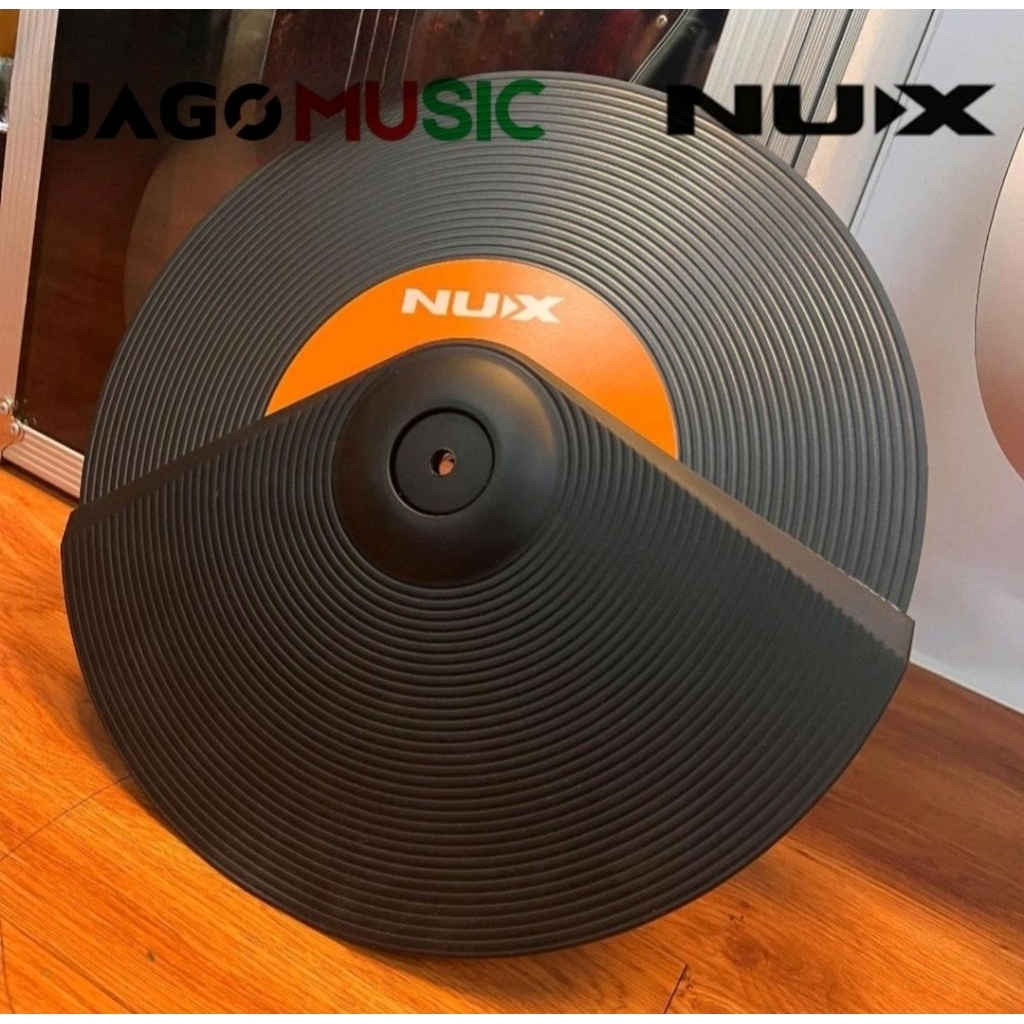 Cymbal Drum Elektrik Nux 14inch 2Zona Cymbal Nux 14 inch