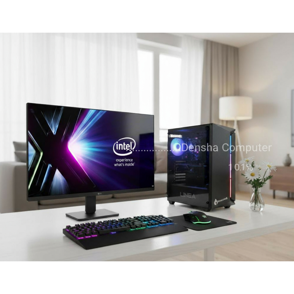 1set PC CORE i7 12700f + RAM DDR4 32GB + VGA 4GB + SSD 1TB + MONITOR LG 27 INC