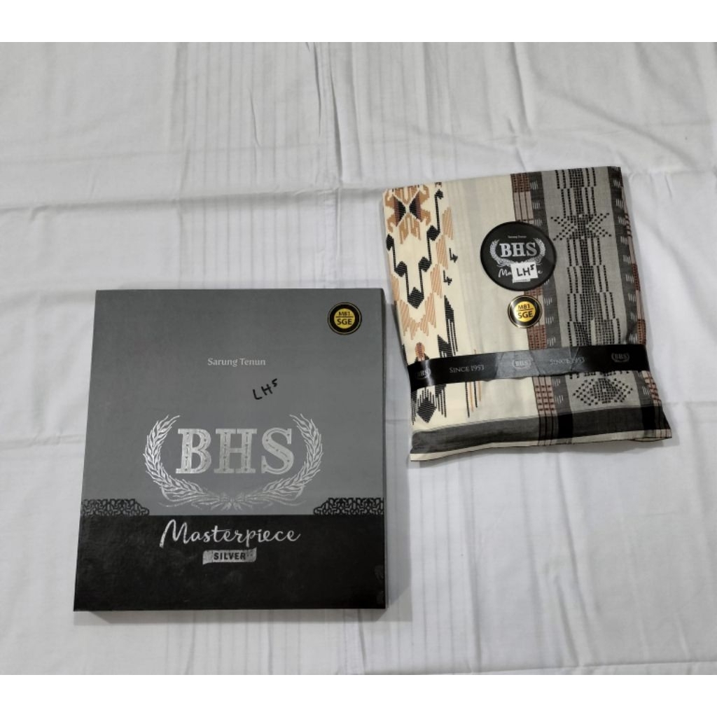 Sarung BHS Tenun Sutra (SGE) Merk BHS MASTERPIECE SILVER