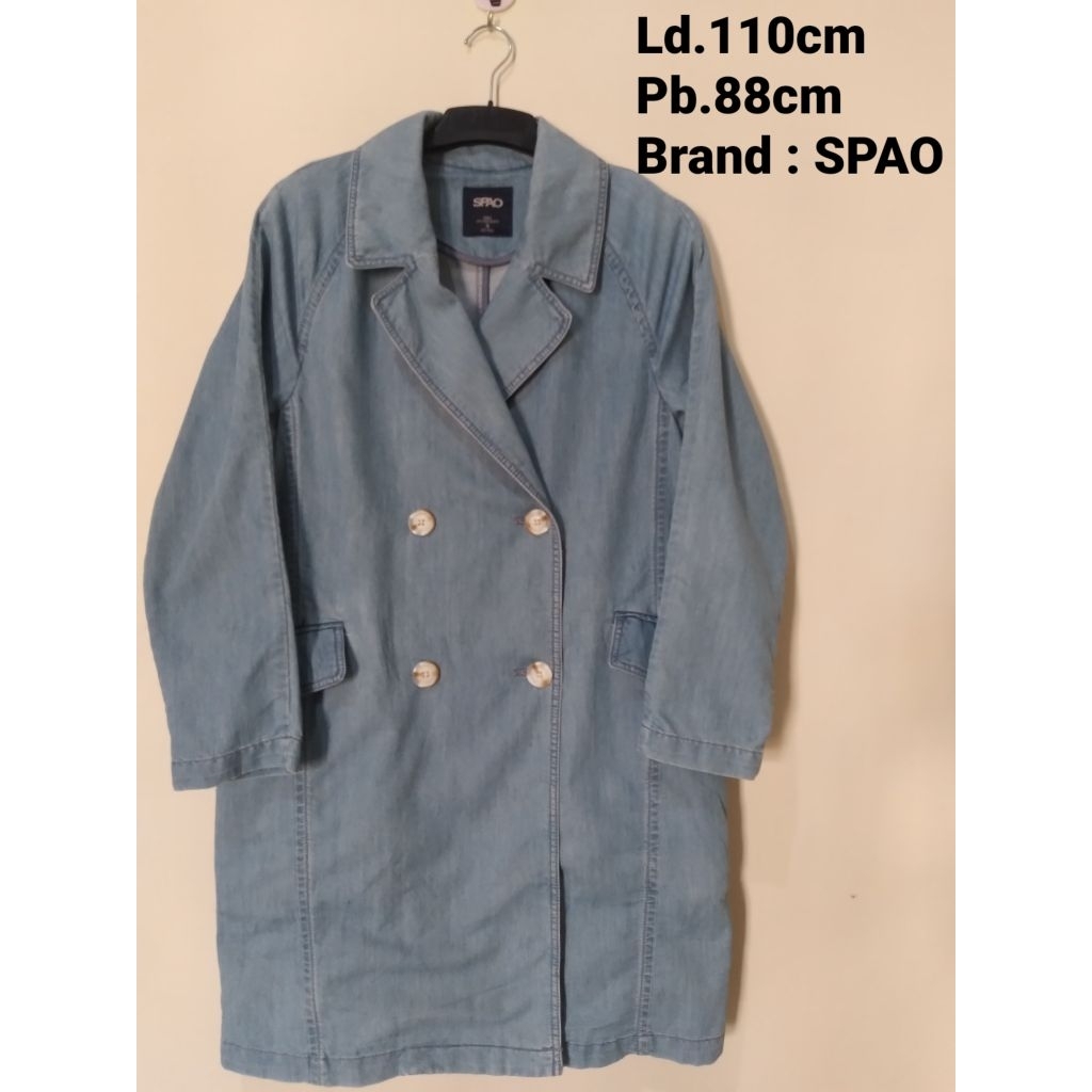 Outer jeans model blazer SPAO #1223 (Preloved)