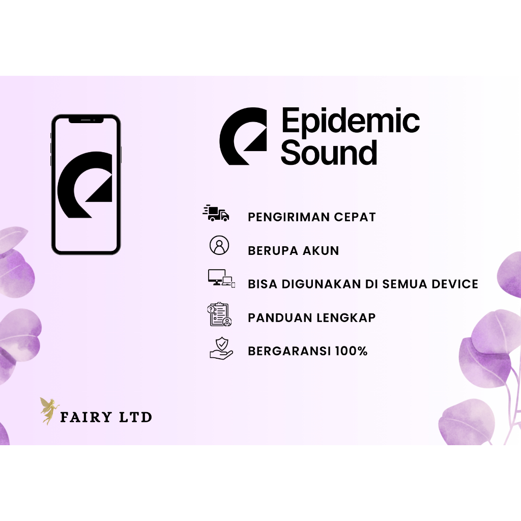 Epidemic Sound Premium | Sharing Bergaransi 100%