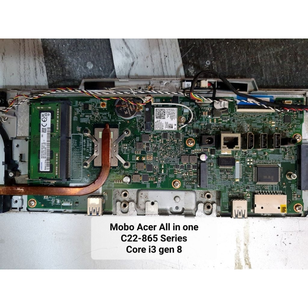Acer Aspire C22- 865 Mainboard 17577-1 348,09x02 . 0011. || Mesin i3 Gen 8