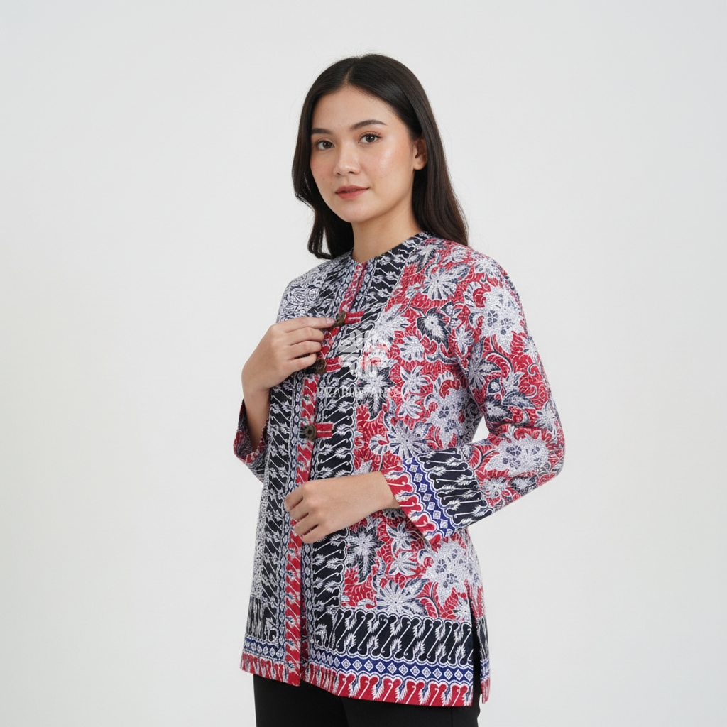 PRABUWANGSA BATIK - blouse batik wanita iwan tirta modern