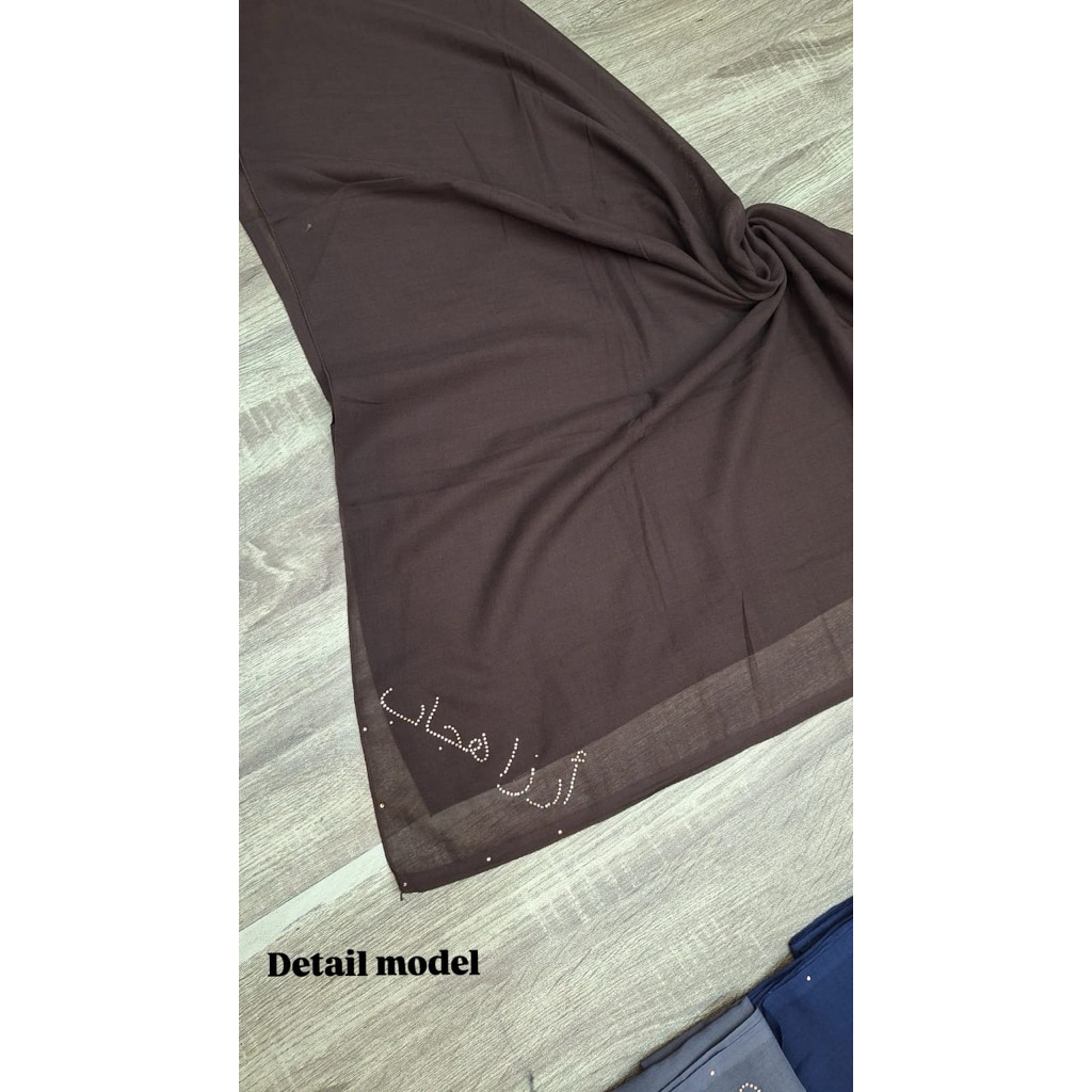 Hijab segiempat paris payet arza hijab