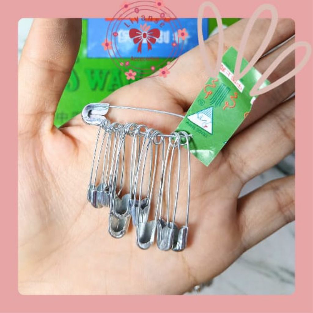 Peniti Swan Peniti Hijab / Peniti Swan Silver Safety Pins