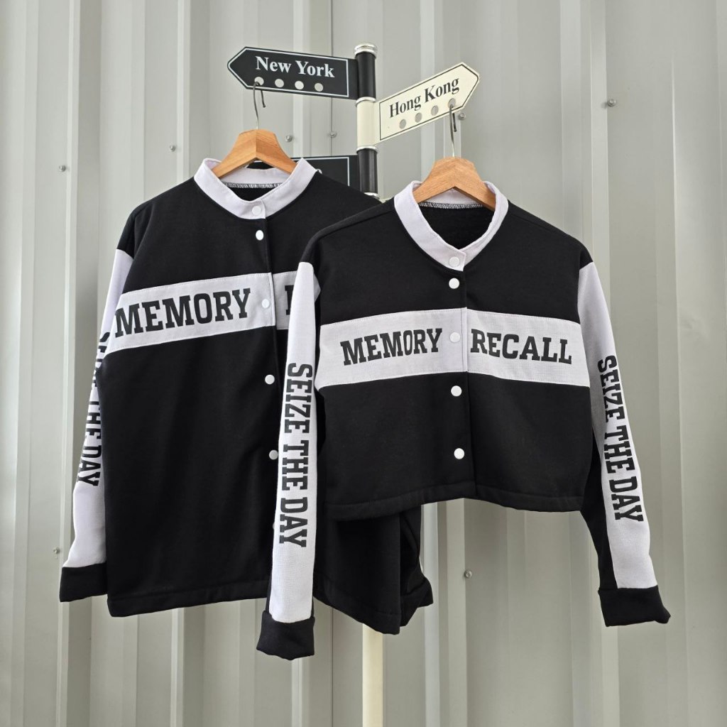 Jaket Couple Terbaru Memory Recall – Jaket Pasangan Keren Model Korea Kekinian - Sweater couple