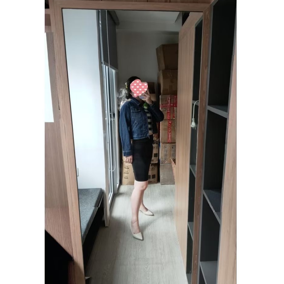 ROK SPAN KERJA HITAM ROK MINI