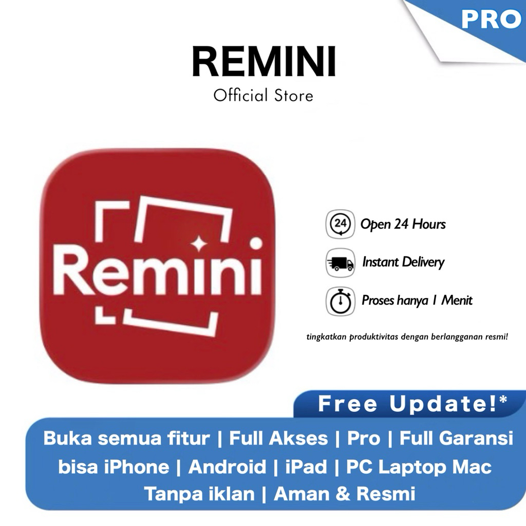 Remini Bergaransi Premium Aplikasi