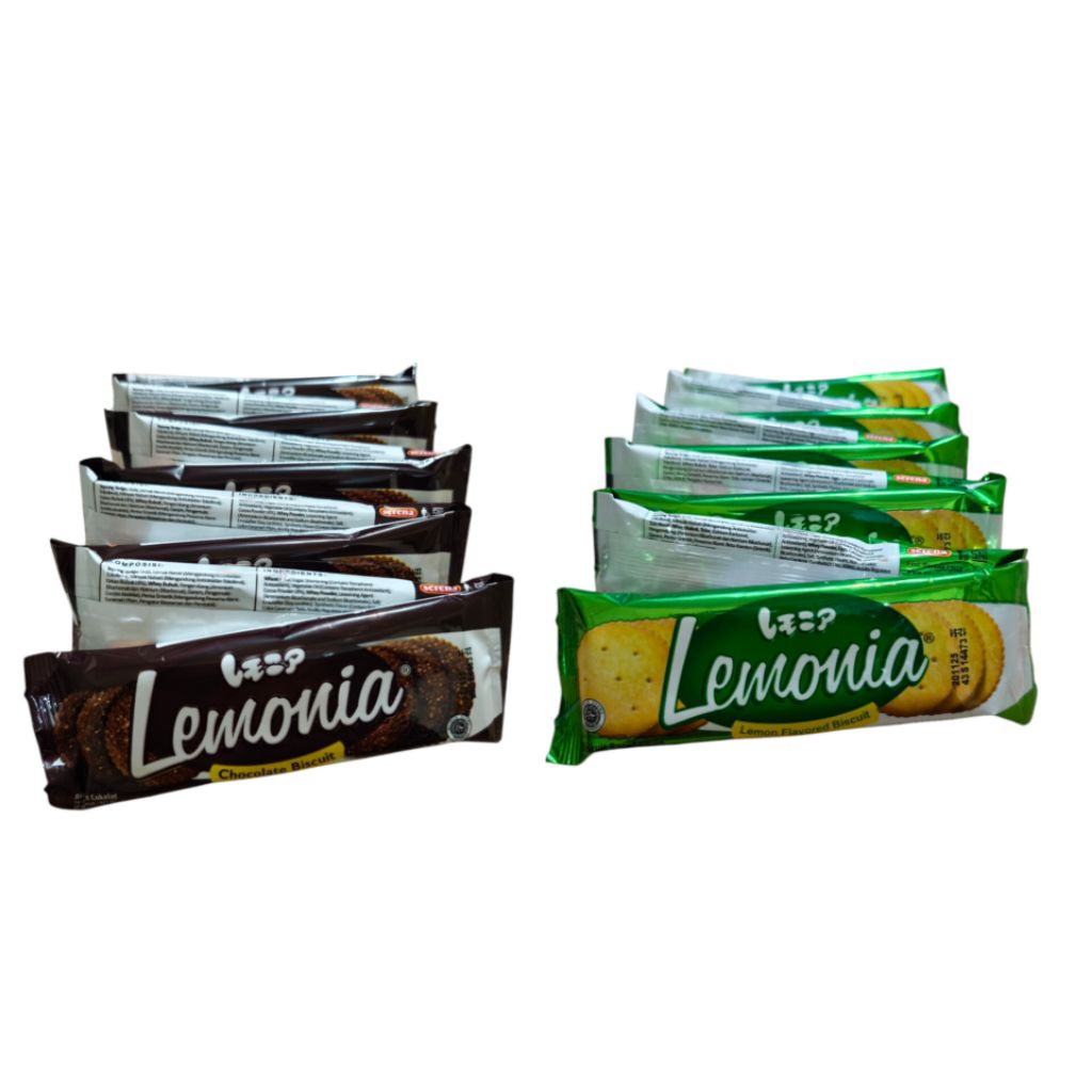 Biskuit Lemonia Lemon & Coklat Renceng isi 10pcs
