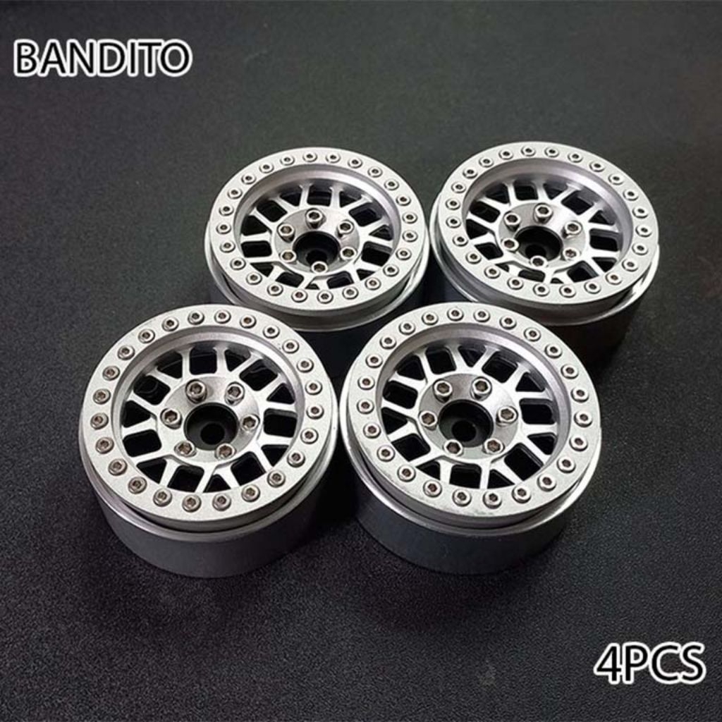 BANDITO Velg Metal Beadlock 1.9 V4 for RC Adventure 1/10 SCX10 II Freemen RGT