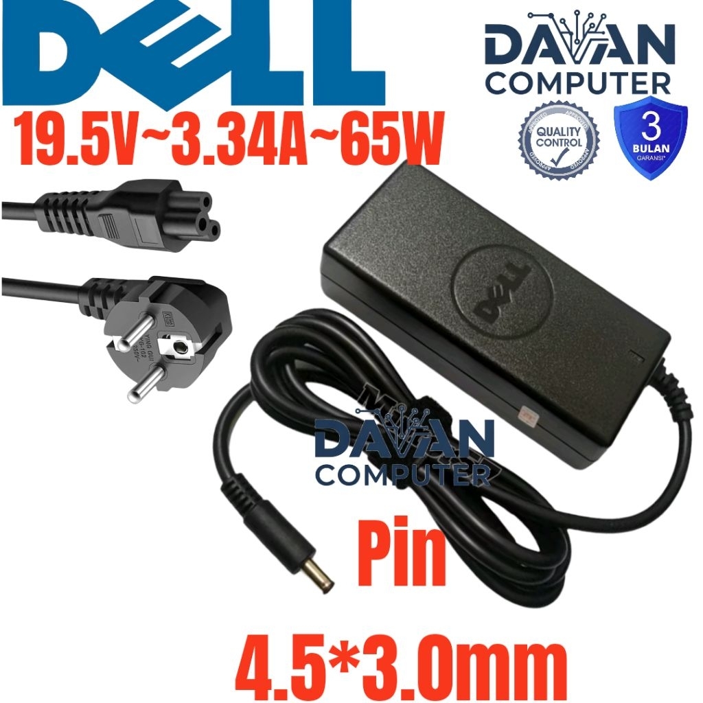 Adaptor charger laptop del Latitude 13 14 15 7202 3379 7350 7202 3379 7350