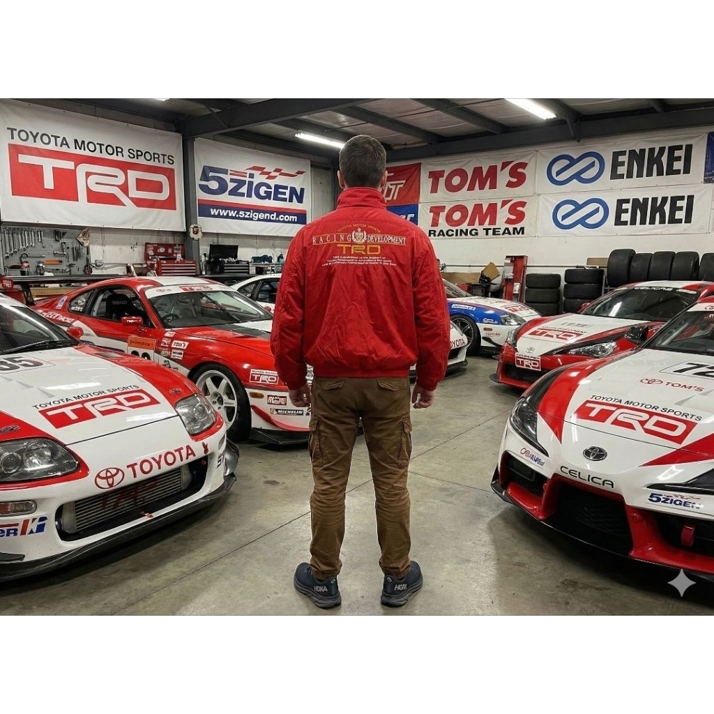 TRD toyota jaket racing vintage
