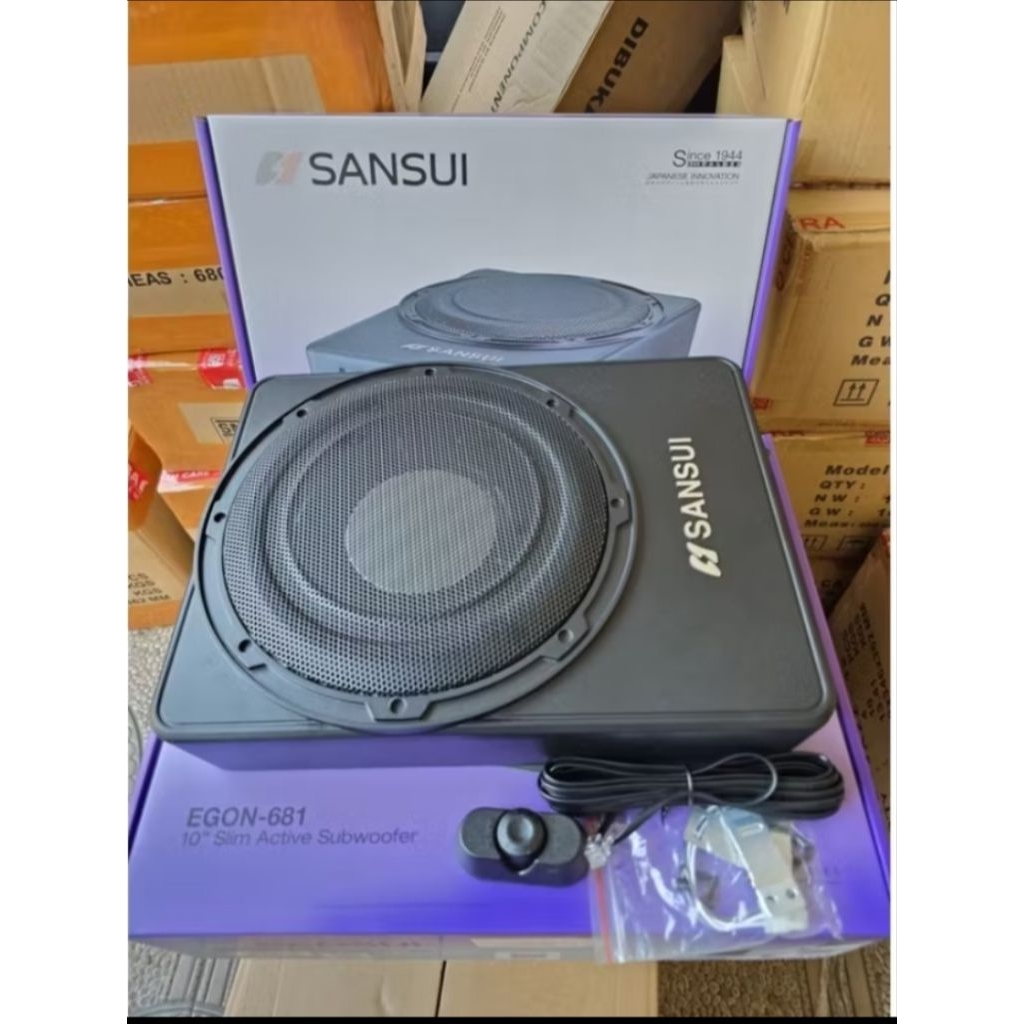TERMURAH Subwoofer Kolong 10in SANSUI MANTAP