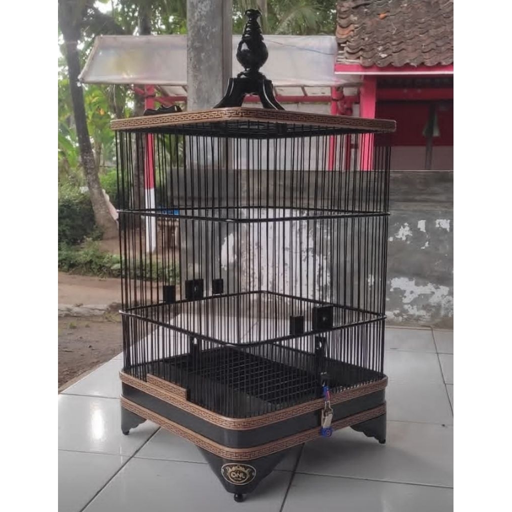 Sangkar oval Anis merah