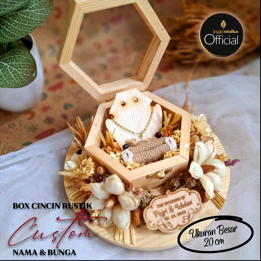 Ring Box / Box Cincin / Kotak Cincin Kalung LM Custom