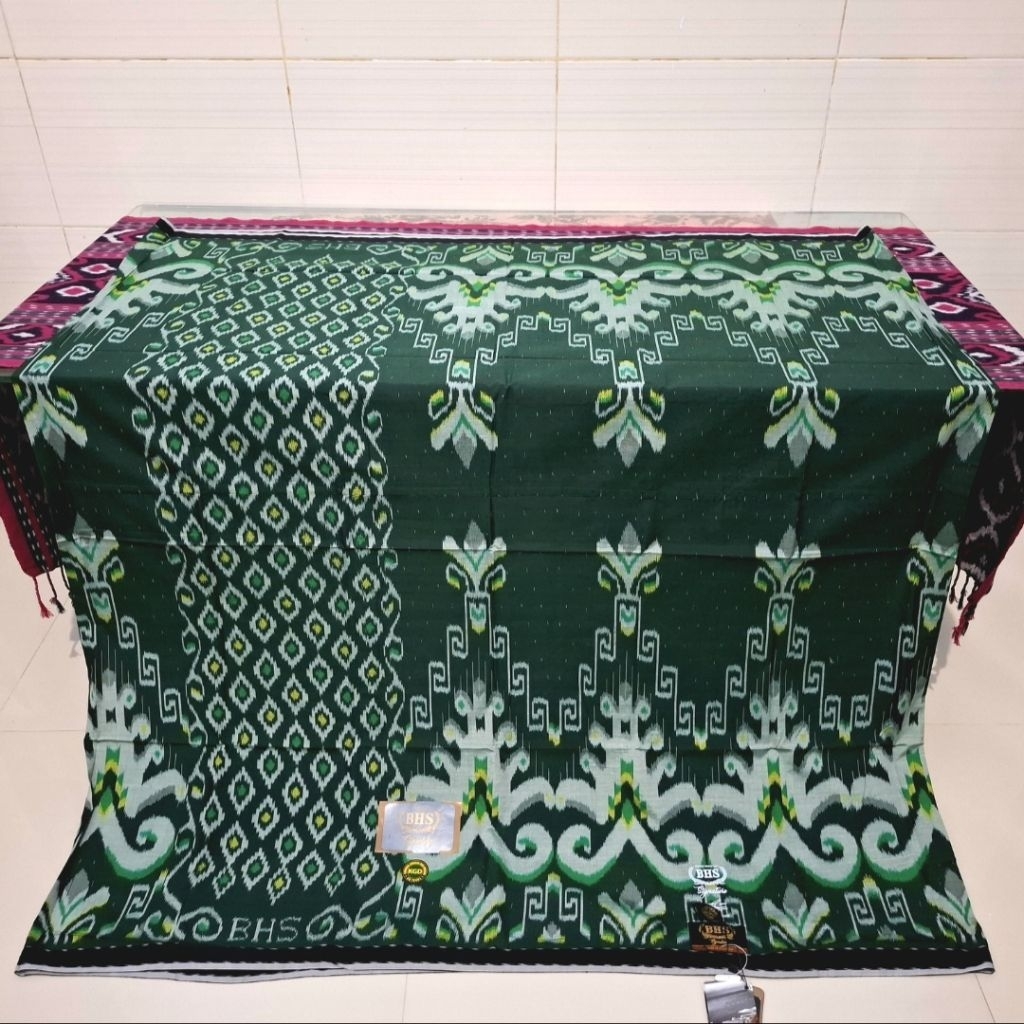 Sarung BHS Signature KGD Gold Lawas Bahan Sutra Spunsilk Jahitan Tengah ATBM LIMITED (COD)