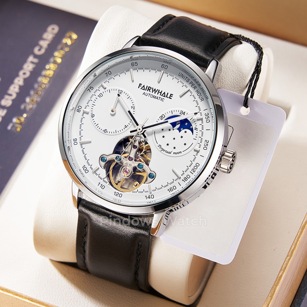 MARK FAIRWHALE Tourbillon Watch Jam Tangan Pria FW 6020 Jam Tangan Mekanis Pria Original