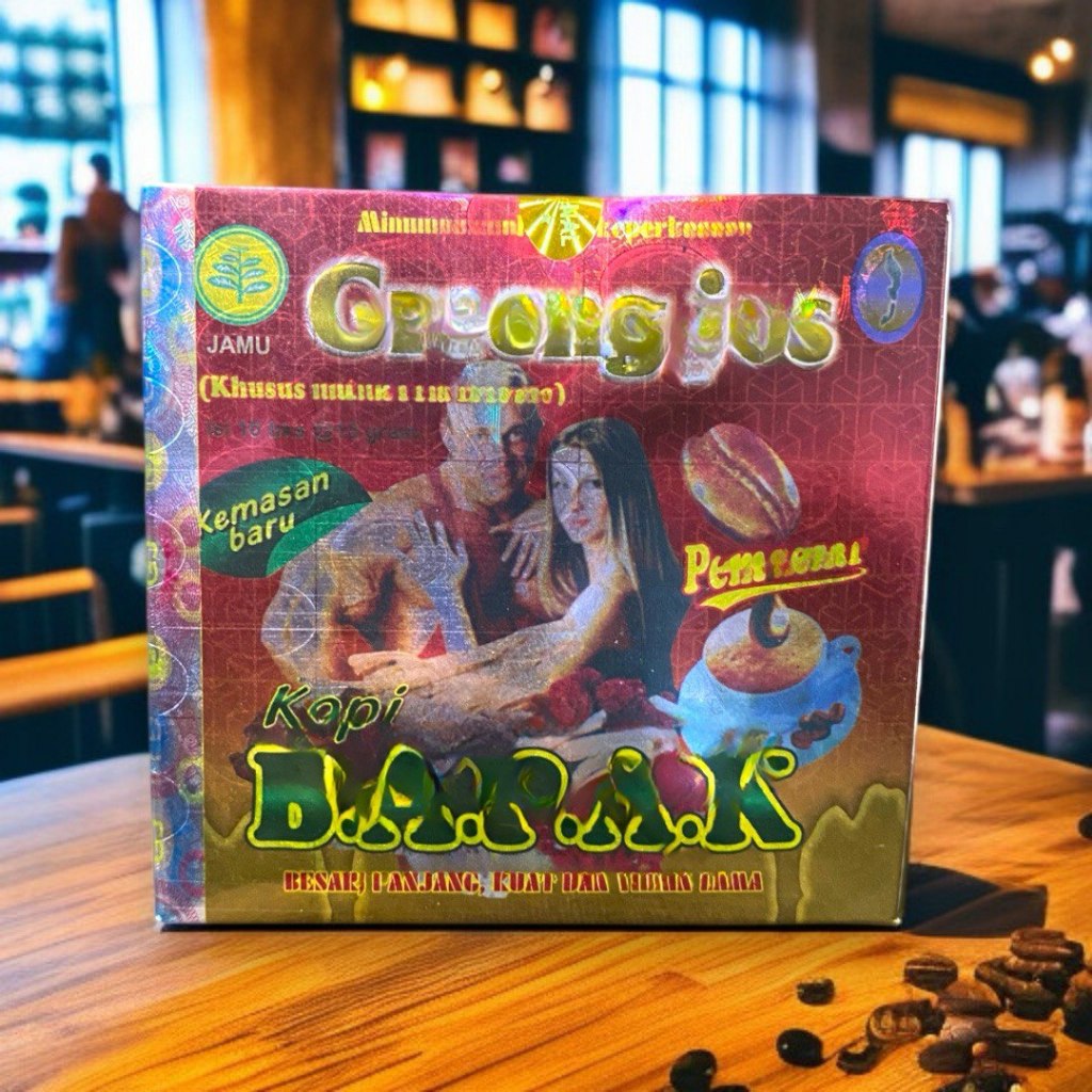 Kopi Stamina Pria Tahan Lama V-Max G-Max | Kopi Herbal Penambah Vitalitas (1 Box isi 10 Sachet)