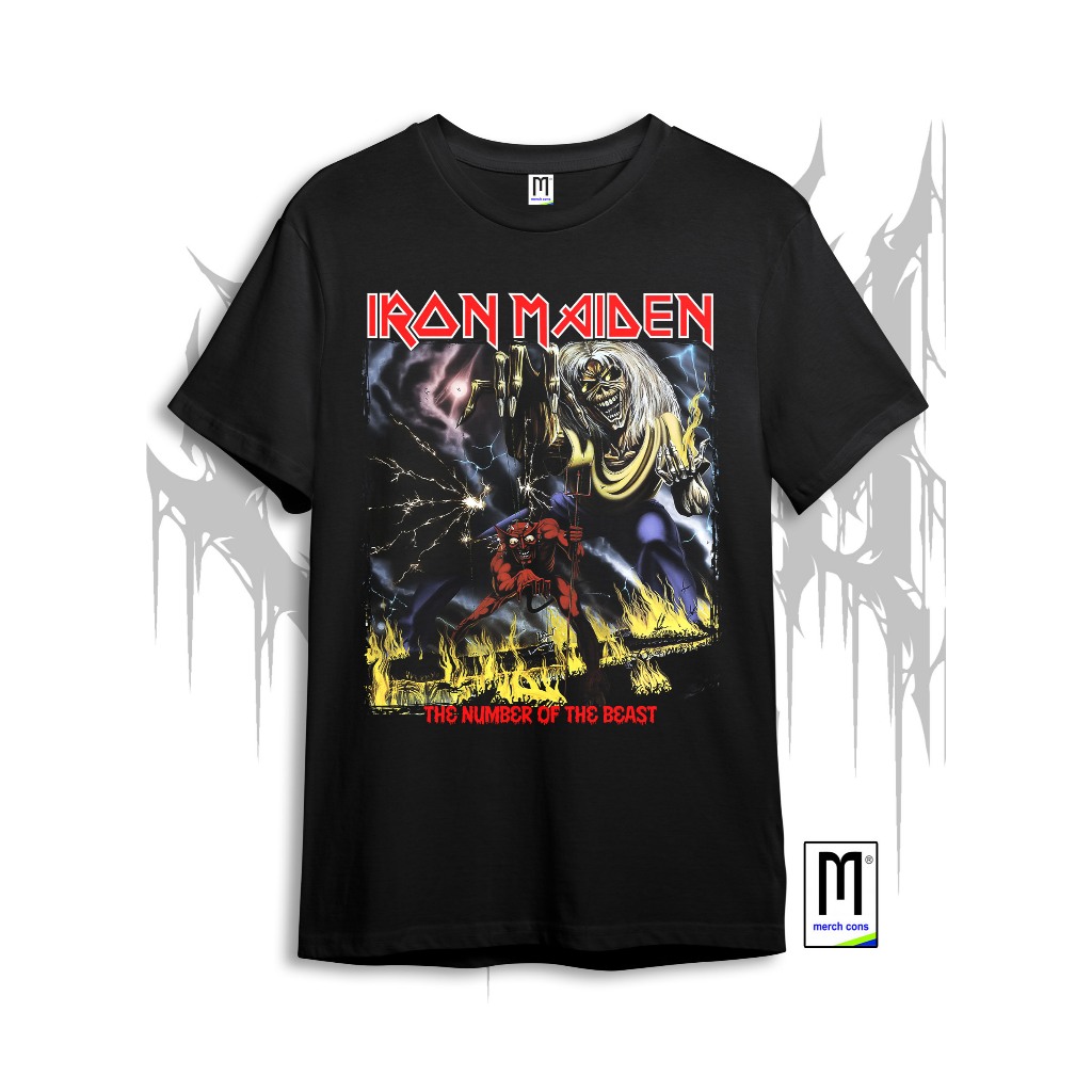 KAOS IRON MAIDEN V2 | TAG MERCHCONS | BOOTLEG | KAOS BAND | KAOS METAL | KAOS MUSIK