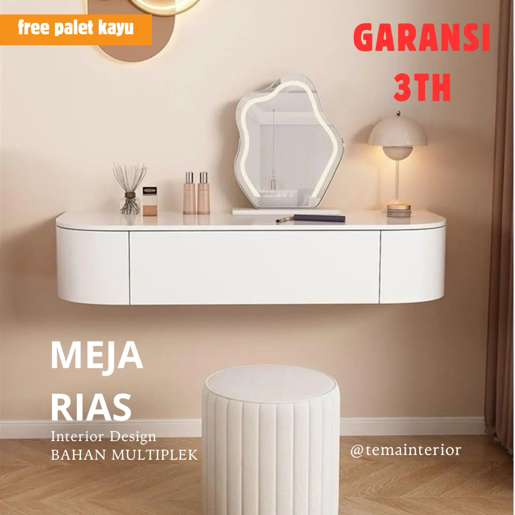 FT68 Meja rias Meja rias gantung Meja rias easthetic Meja gantung minimalis meja tv minimalis Meja g