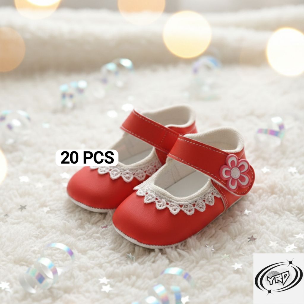 Yrd prewalker sepatu bayi perempuan grosir perkodi/20pcs sepatu baby(8)