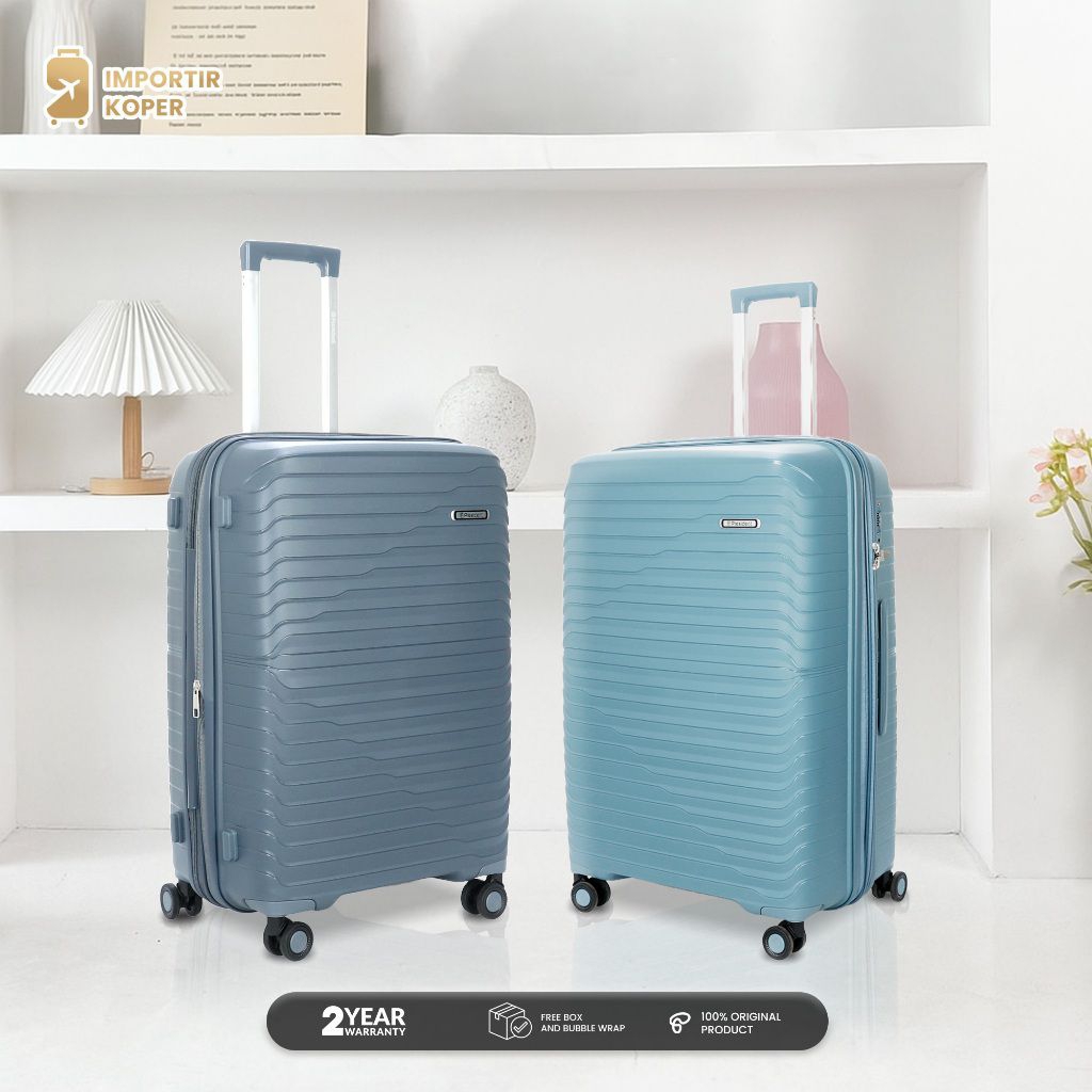 Koper PRESIDENT Importir 20" 24" , TSA LOCK DOUBLE ZIPPER EXPANDABLE Berkualitas Super Tinggi