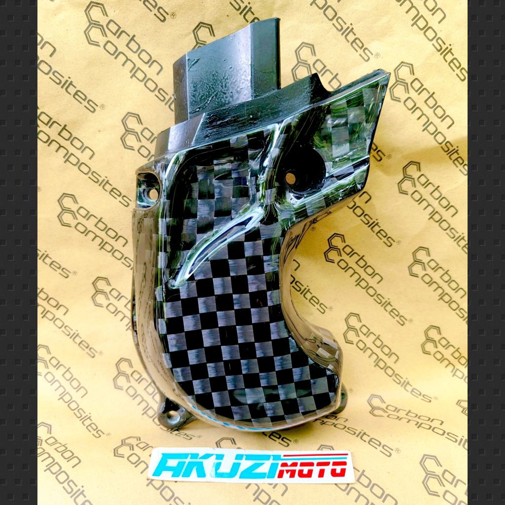 Airduct Cover Tutup Cvt MIO GEAR 125 FREEGO Carbon Kevlar