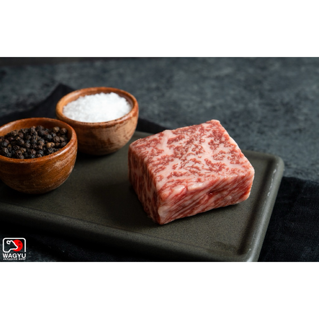 [WAGYU A5] Daging Sapi Steak Cube A5 Miyazaki Kobe Kagoshima Jepang 180-200g