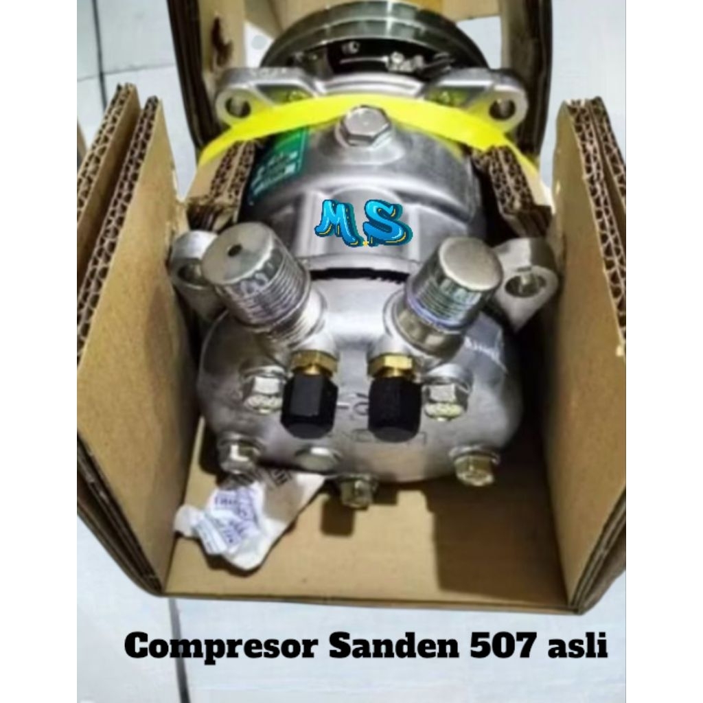 Kompresor Ac Mobil Sanden 507 12Volt 24Volt