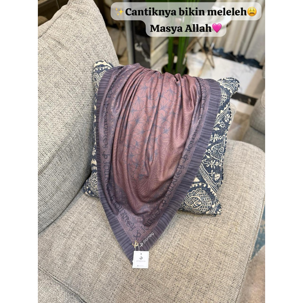 MUTIA SERIES BY JOURNEY SCARVES PLAT JP VOAL ULTRAFINE SHINY