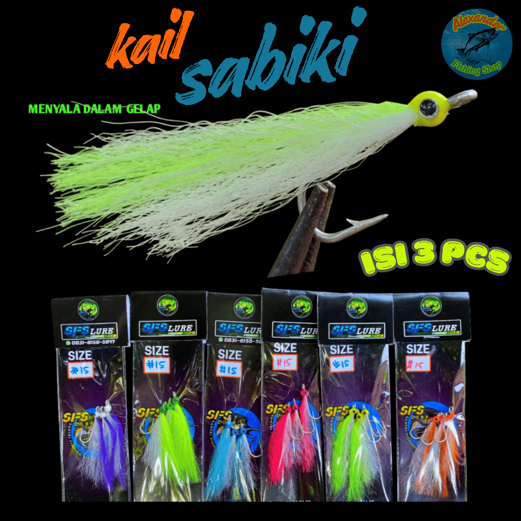 Kail Sabiki GID | Kail Kotrekan GID | Umpan Sabiki | Umpan Kotrekan | Umpan Pancing Sabiki