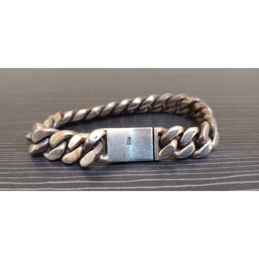 Gelang Rantai Pria Perak Silver Premium Bali 925