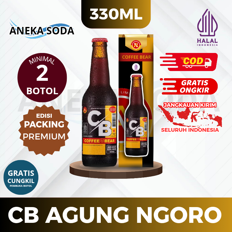 Coffee Bear CB Agung Ngoro 320ml Halal Packing Premium