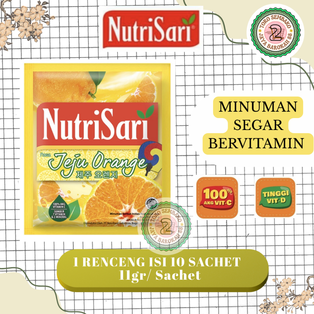 NutriSari Jeruk Jeju 11gr x 0 Sachet
