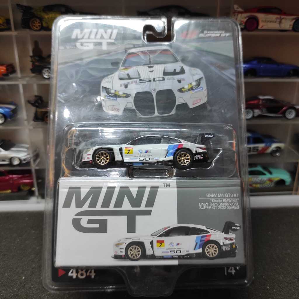 Mini GT 484 BMW M4 GT3 #7 "Studie BMW M4" BMW Team Studie x CSL SUPER GT 2022 SERIES