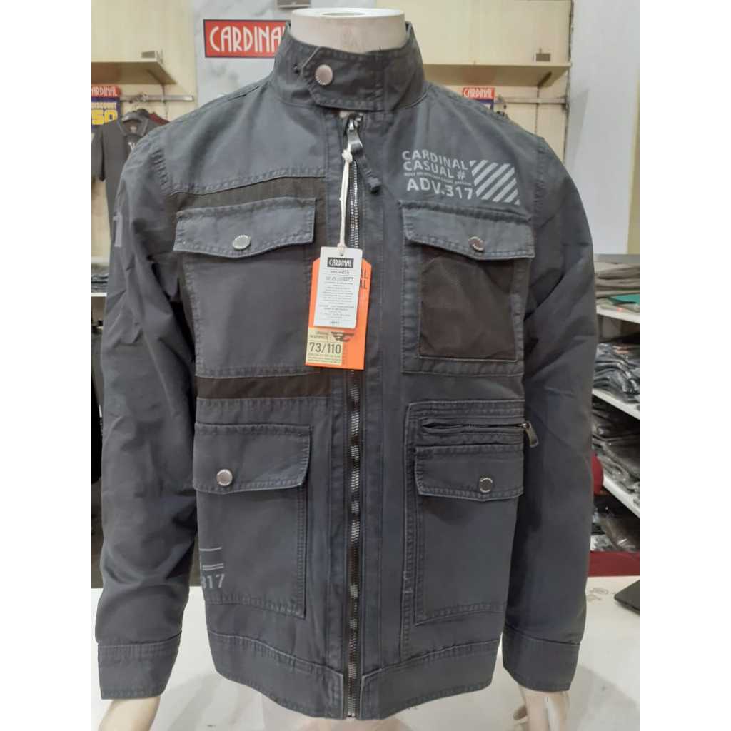 Jaket Casual Parka Cardinal Pria Original Model TEERBARUU