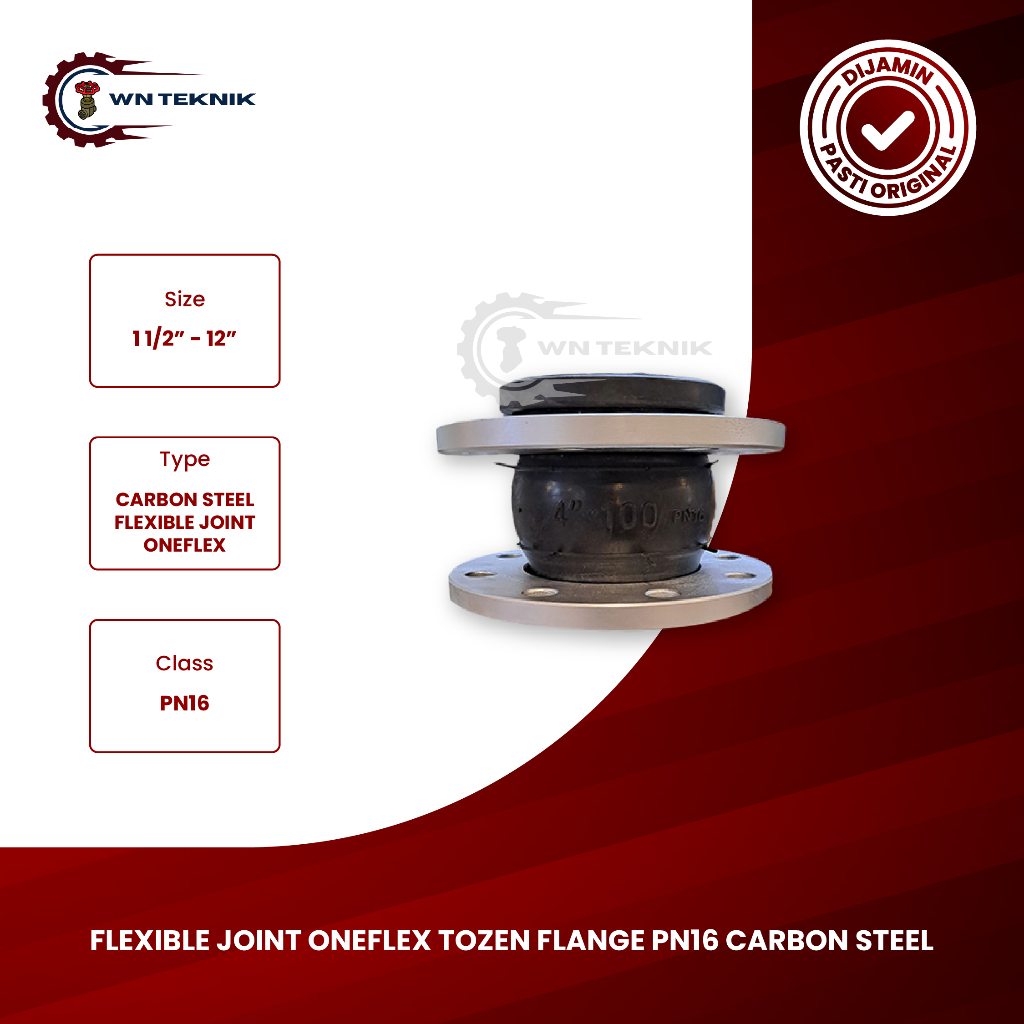 FLEXIBLE JOINT ONEFLEX TOZEN 6" INCH PN16 ORIGINAL