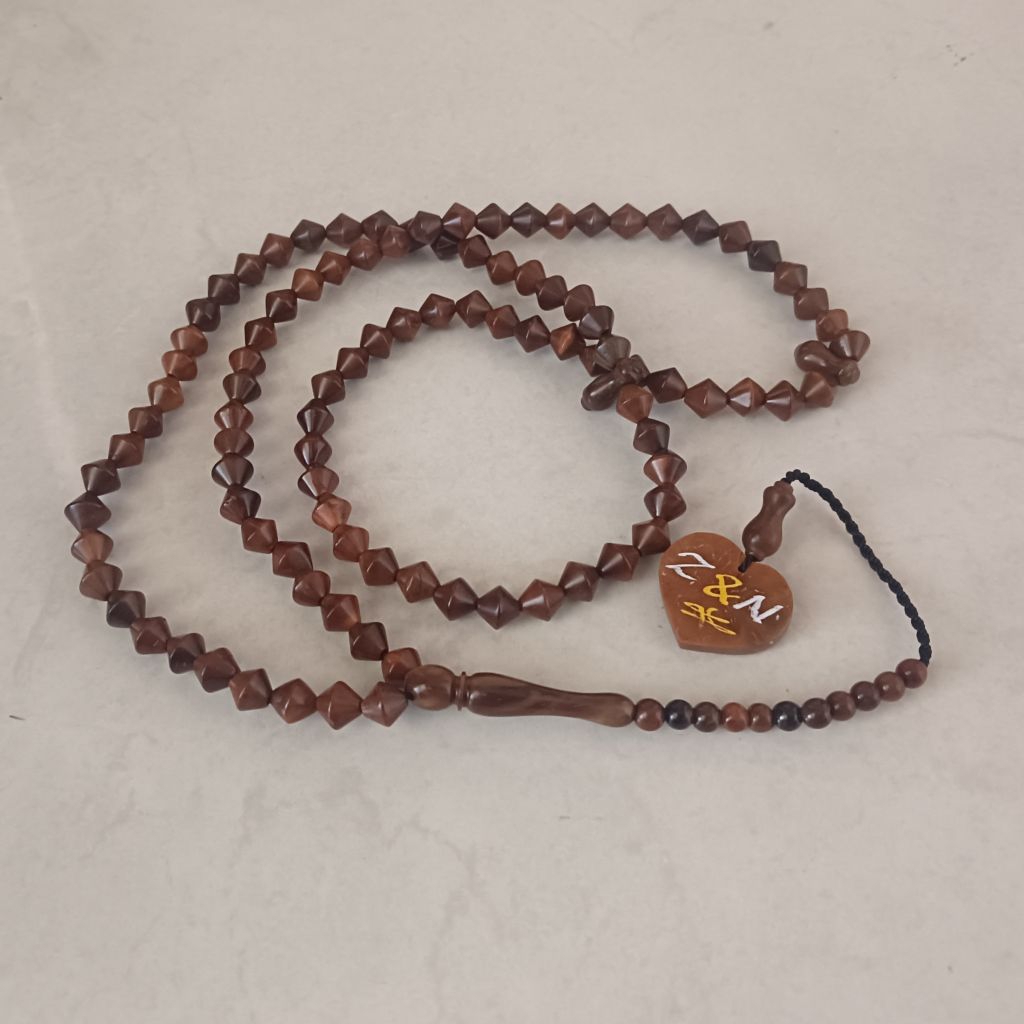 Tasbih Asli Kaukah kokka Wajik Bandul Love Request Nama