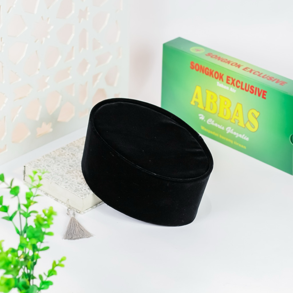 SONGKOK PECI HITAM ANAK DEWASA NON AC PREMIUM ABBAS