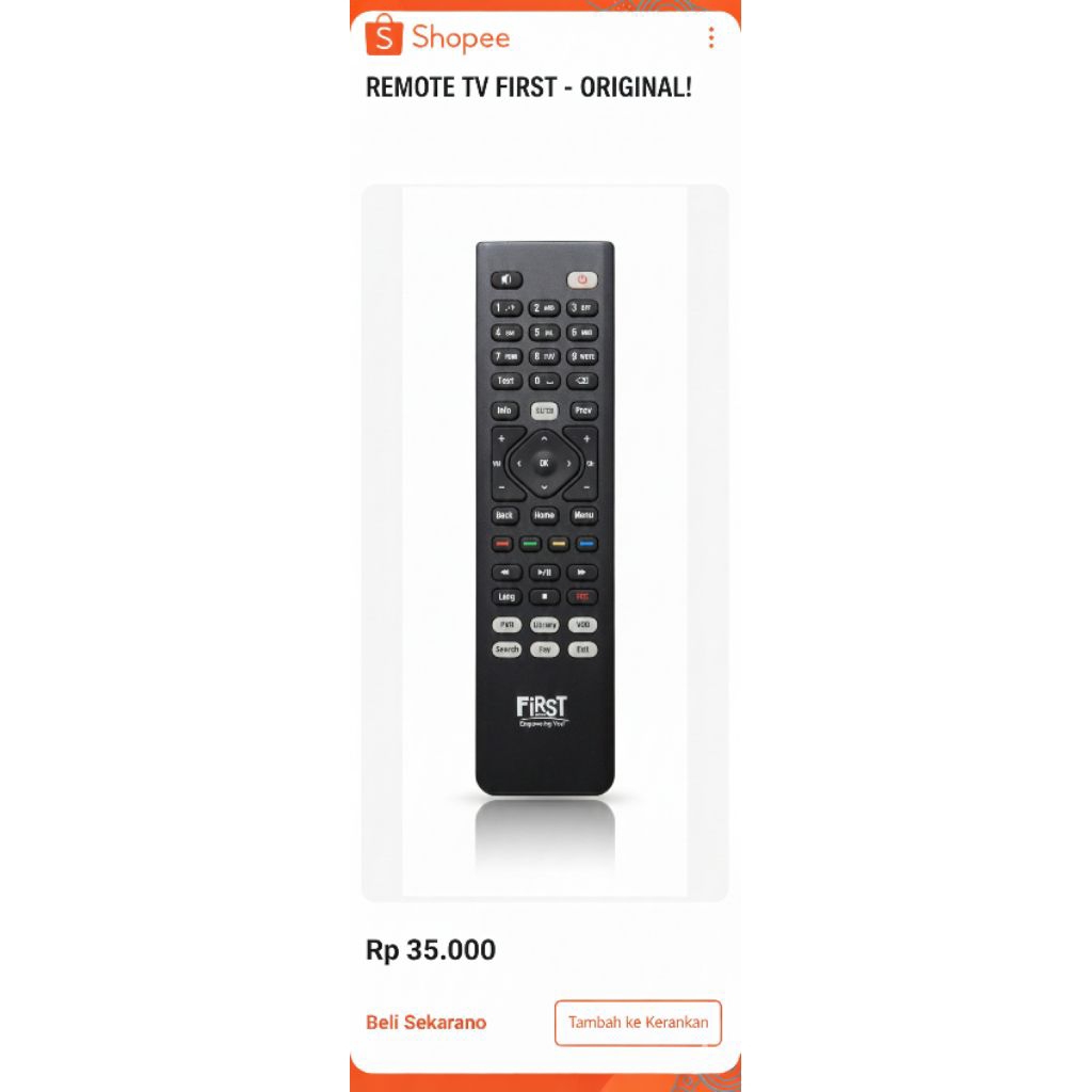 promo remot tv kabel first media original