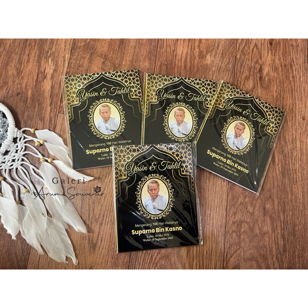 buku Yasin mengenang 40hari/100hari/1000hari