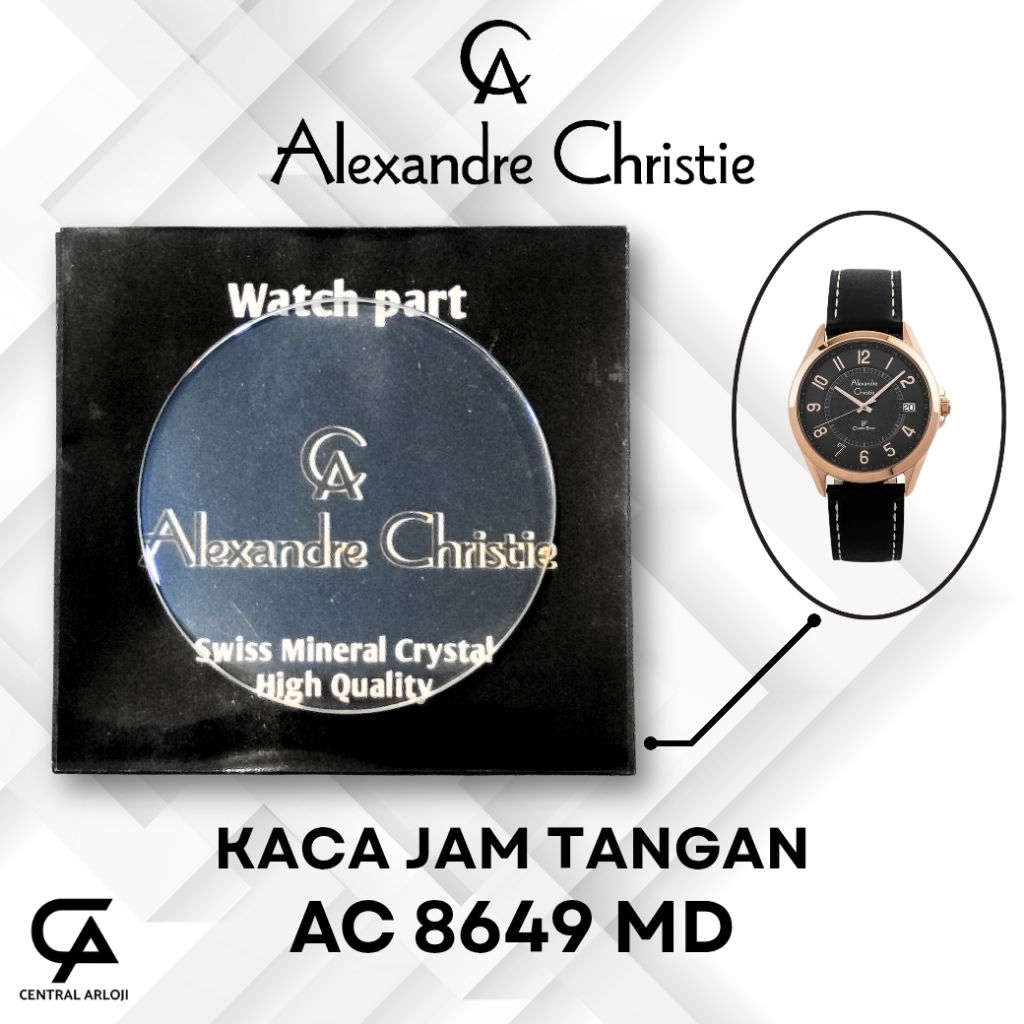 Kaca Jam Tangan Alexandre Christie AC 8649 MD