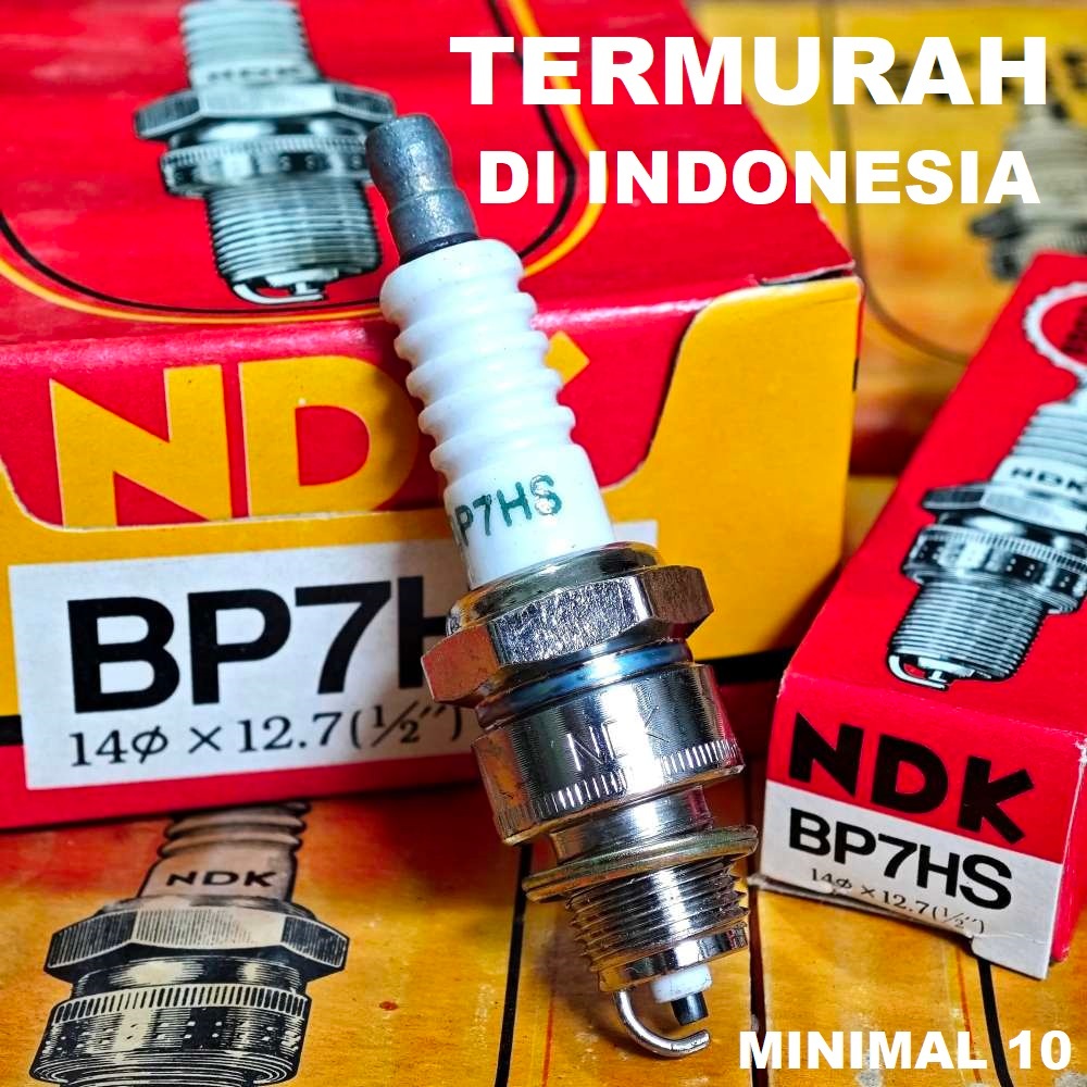 (11E) BUSI BP7HS NDK MERAH KUNING ndk 2 tak drat pendek 2t rx king f1zr force 1 sigma lafa rc tornad